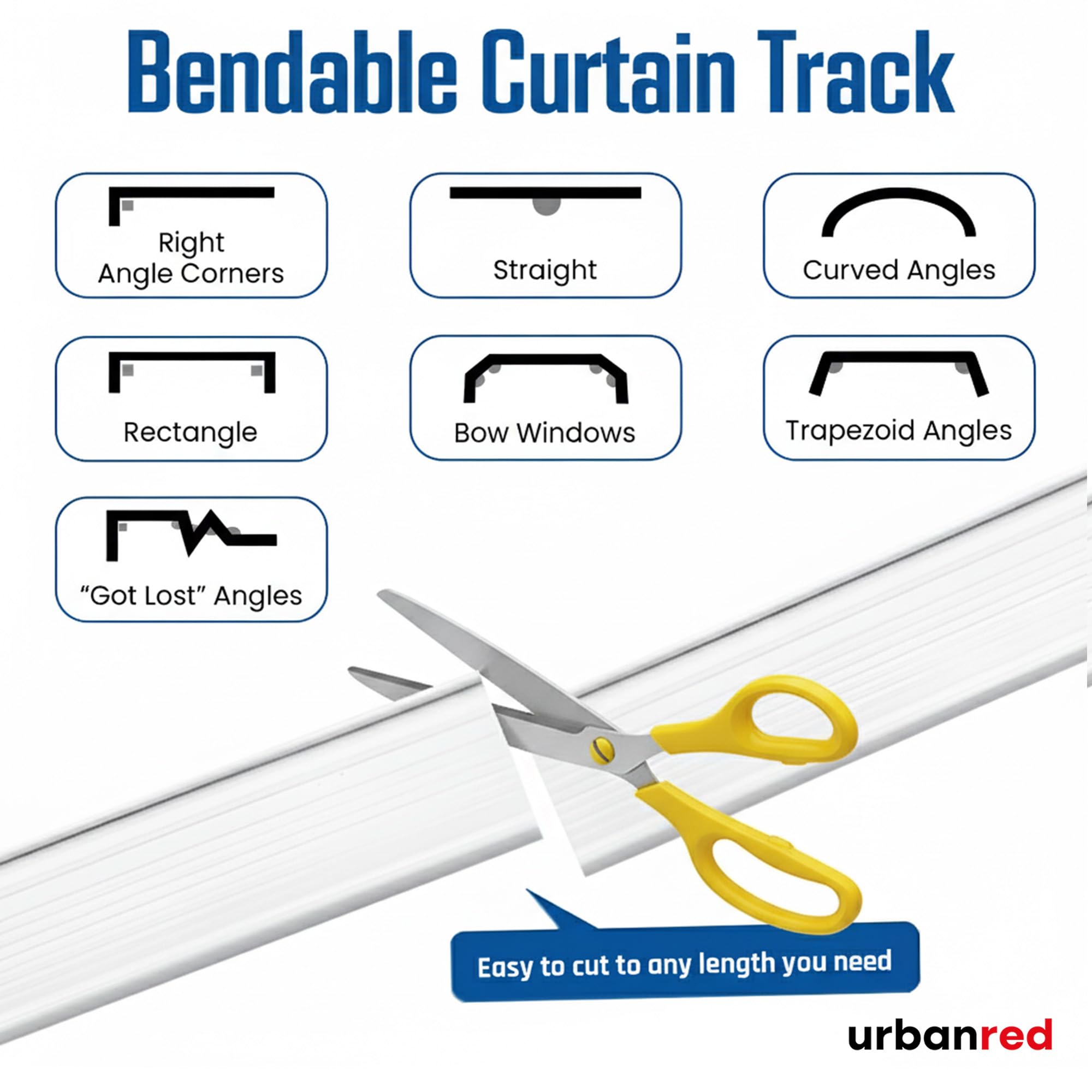 UrbanRed end cap and mounting hardware view illustrating tidy finished look
