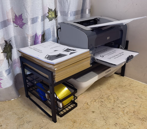 Urhomey plus side profile assembled at mid-width showing expandable frame and compact footprint