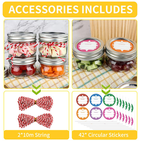 UrSpeedtekLive set of jars filled with spices for kitchen organization and quick access