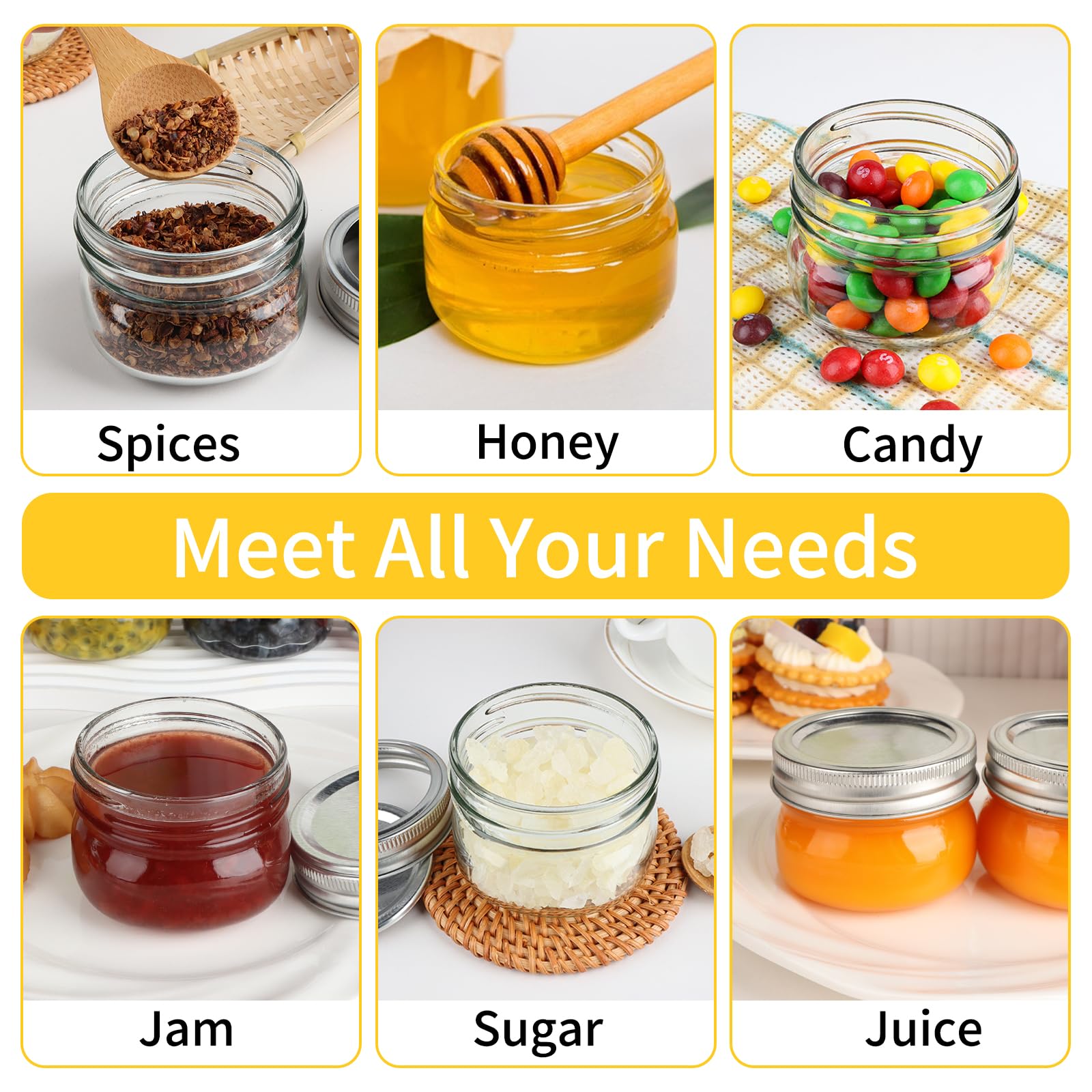 UrSpeedtekLive single 4oz jar with dessert in hand showing portion control benefit