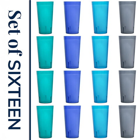 US Acrylic tumblers loaded on top-rack dishwasher for easy cleanup