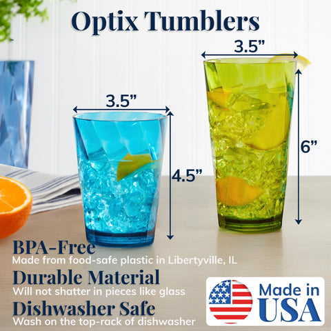 US Acrylic Optix close-up twist pattern highlighting grip and stylish texture