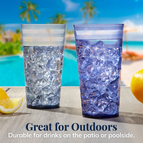 US Acrylic splash dishwasher safe shot indicating top-rack placement for fast cleanup