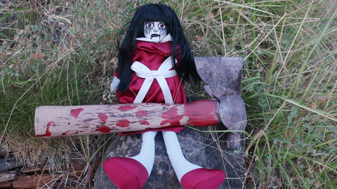 US Ghost Adventures Lily hair closeup highlights long black hair for realistic styling