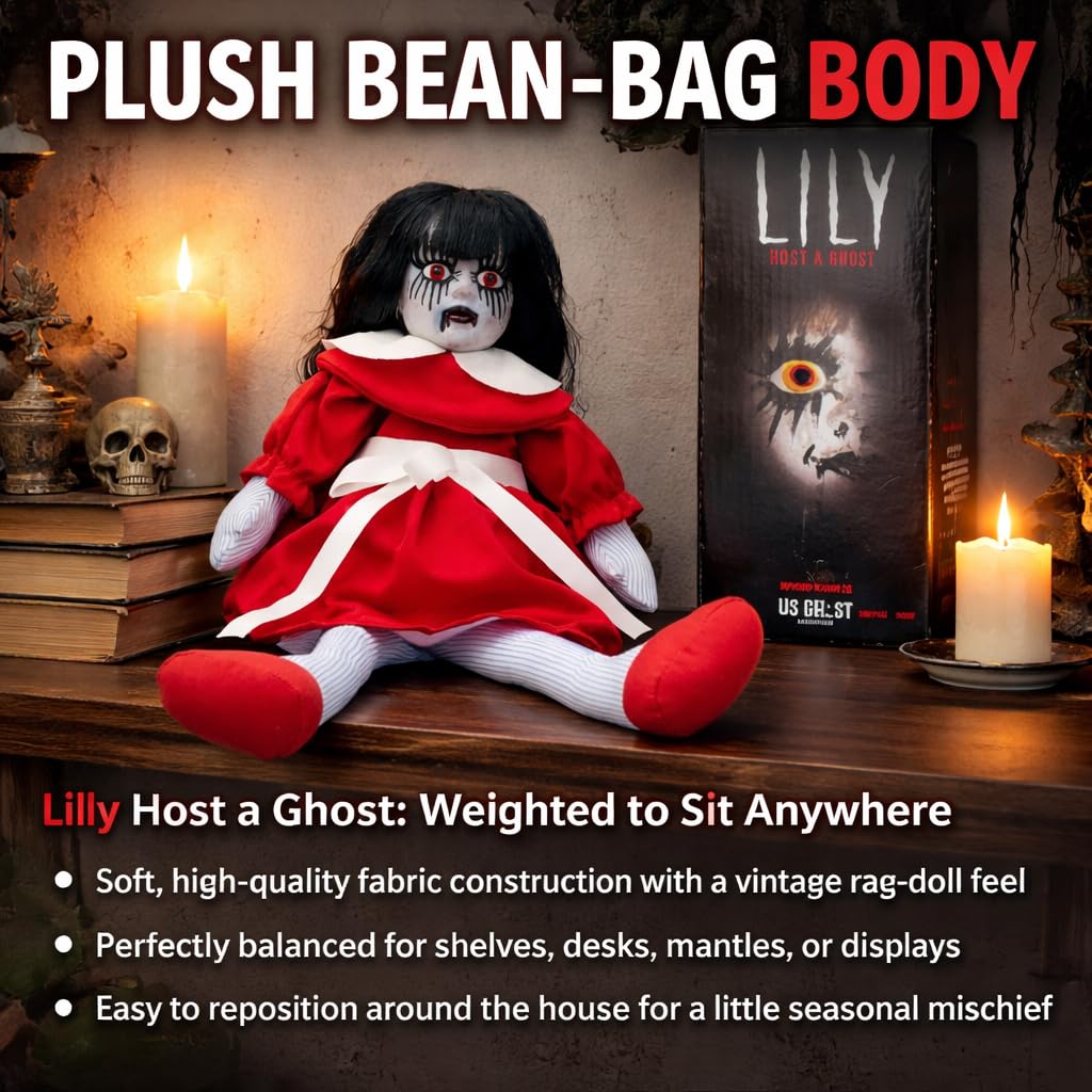 US Ghost Adventures Lily red eyes detail creates unsettling focal point for displays