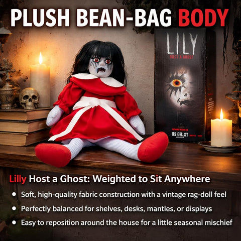 US Ghost Adventures Lily red eyes detail creates unsettling focal point for displays