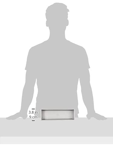 USA Pan next to sliced loaf showing scale and consistent slice size benefit