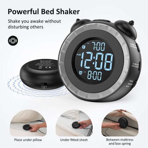 uscce bed shaker unit close-up demonstrating strong vibration benefit