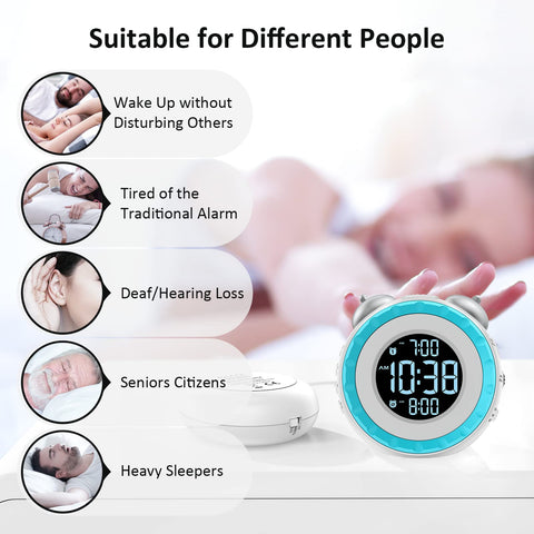 uscce shaker under pillow demonstration for effective silent wake