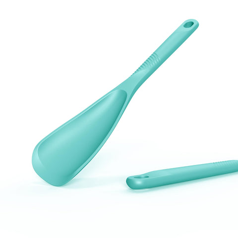 USECANO utensils next to ruler to show scale and ergonomic handle size