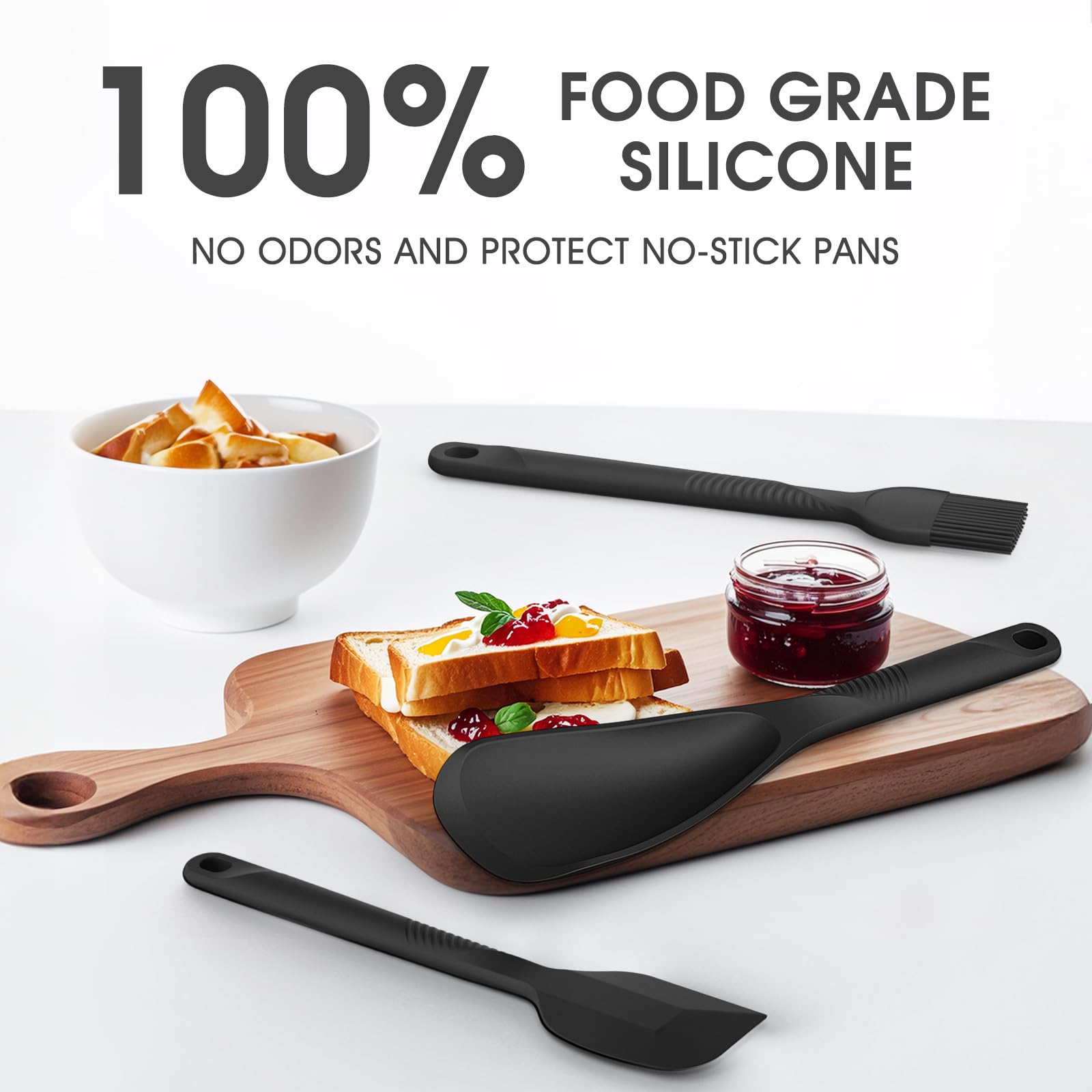 USECANO tongs gripping steak offering secure handling benefit
