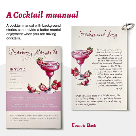 USEEKRIL double jigger clear markings for accurate pours