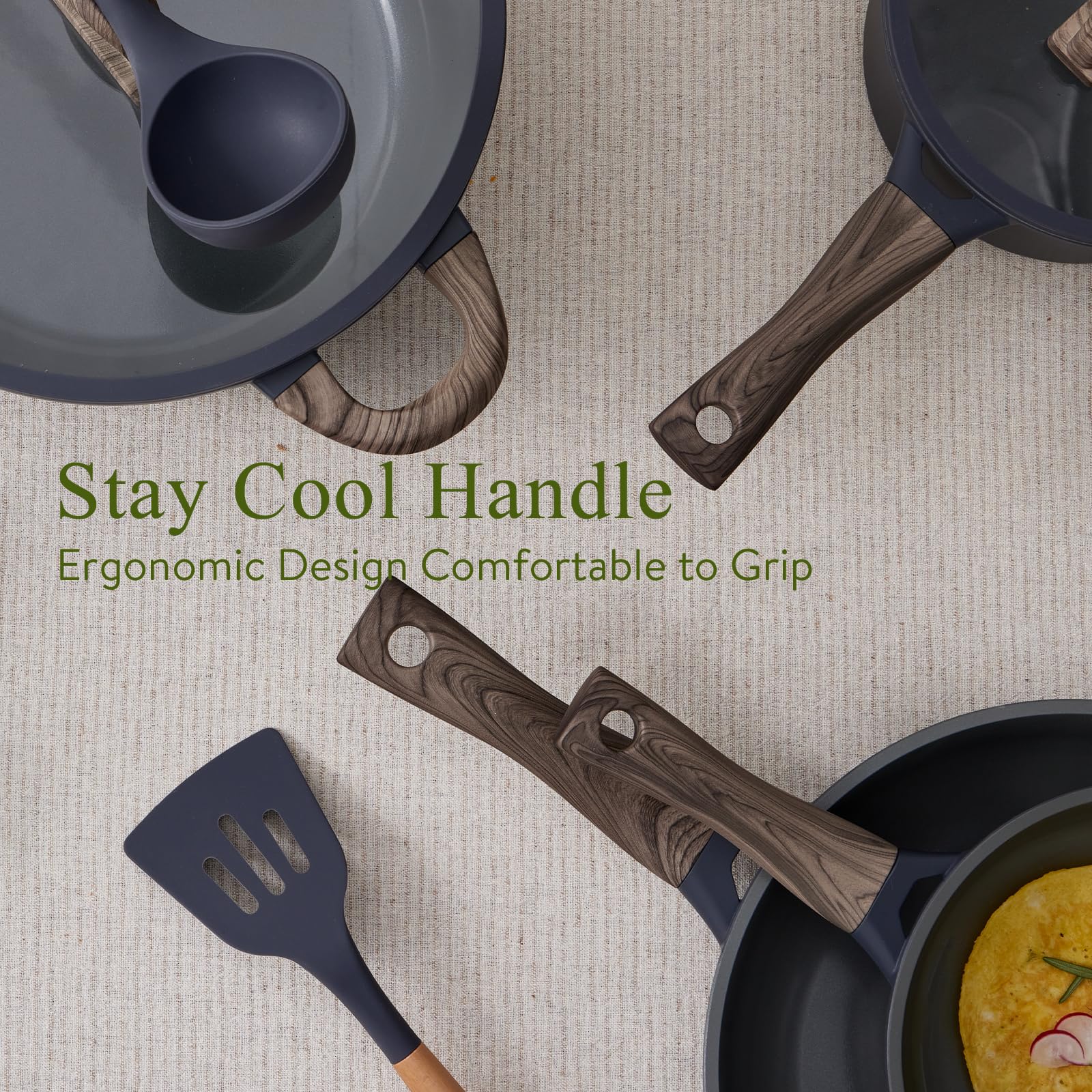 USELUCK pan protectors between stacked pans, prevents scratches for long-term care