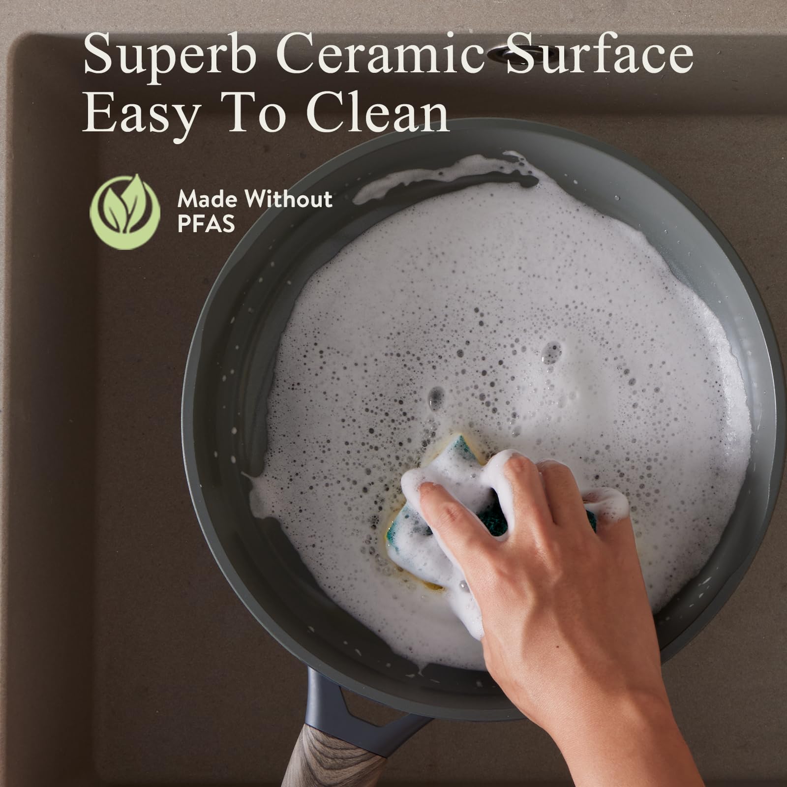 USELUCK silicone utensils and spoon rest arranged, protects ceramic surfaces and prevents scratching