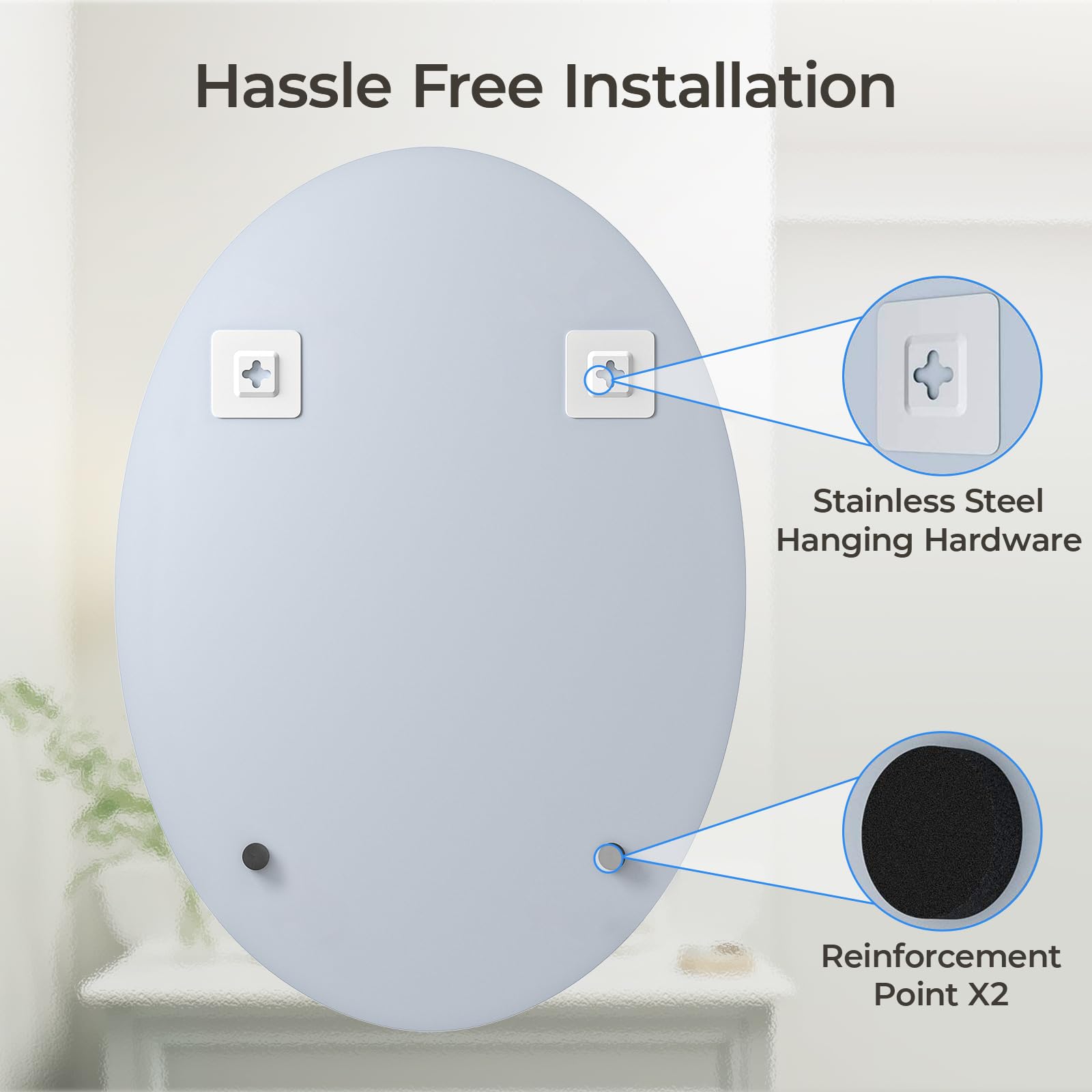 USHOWER mounted over sink showing installation and space-enhancing benefit