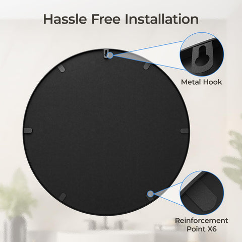 USHOWER side profile of frame demonstrating slim modern edge and longevity