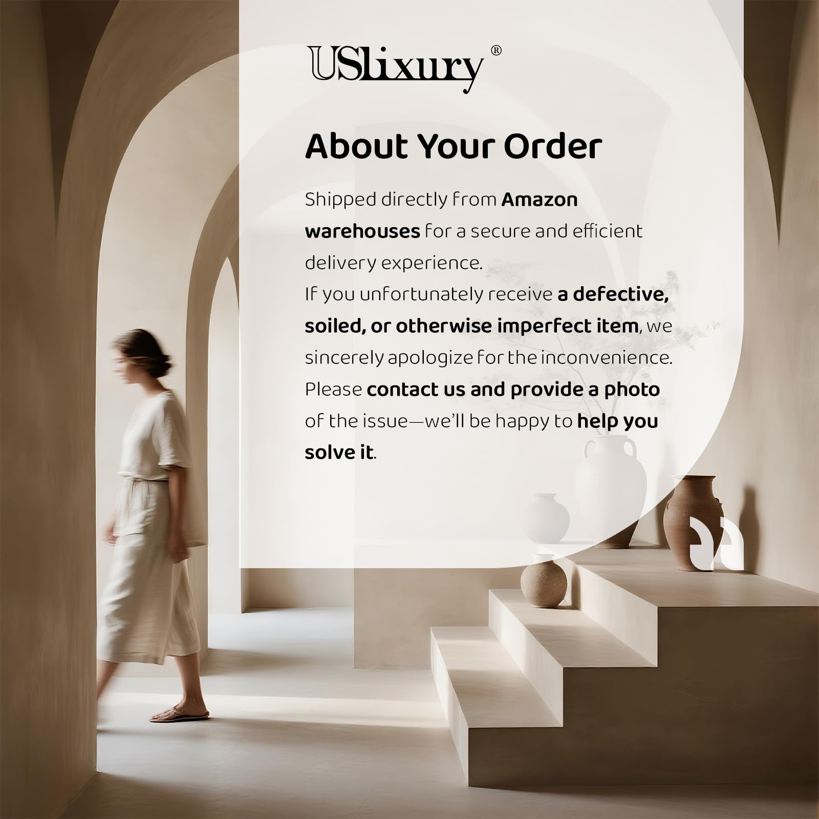 USlixury pillow in bedroom lifestyle scene conveying cool, breathable sleep benefit