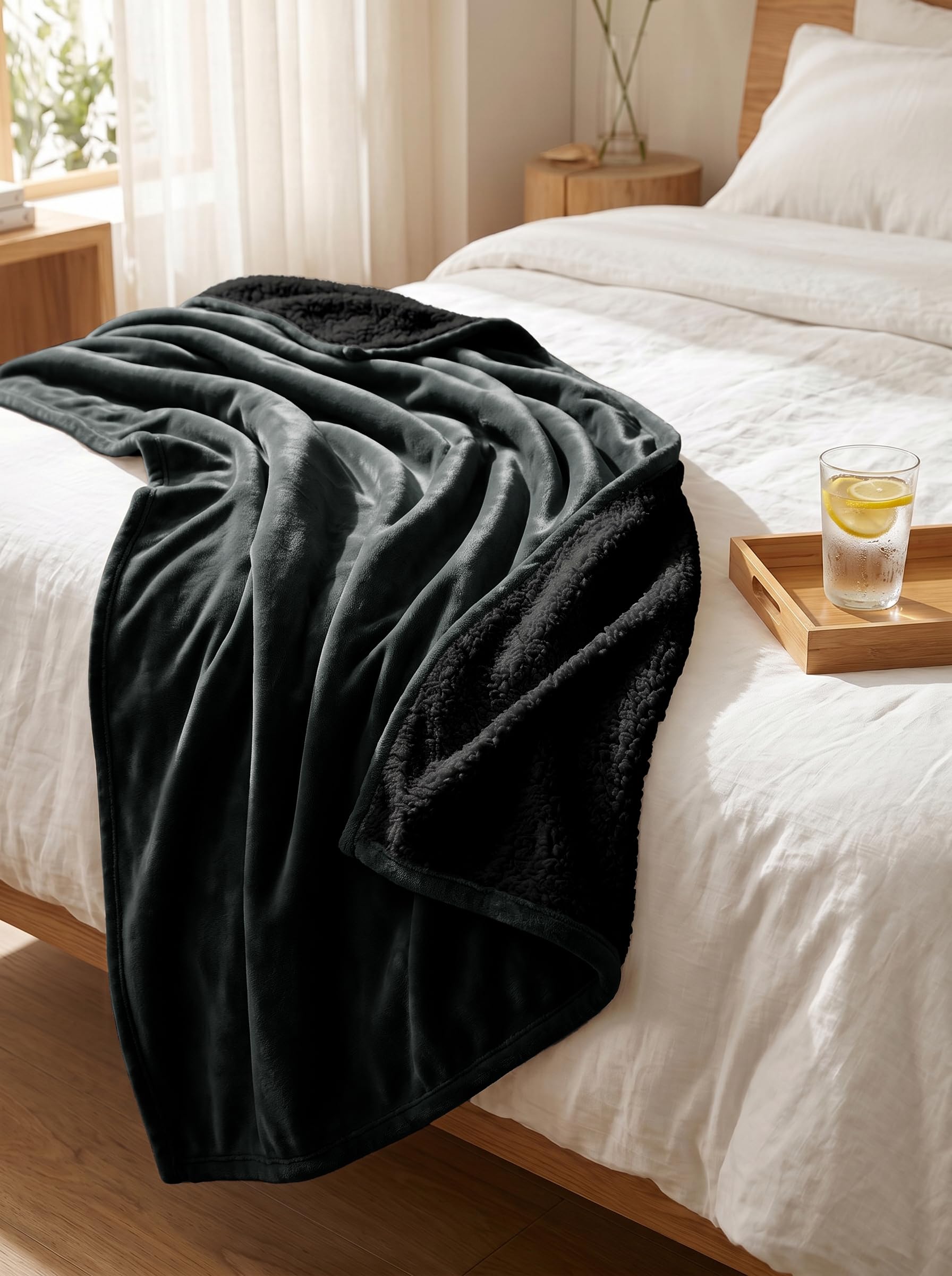 Utopia Bedding spread across king bed demonstrating full coverage and drape