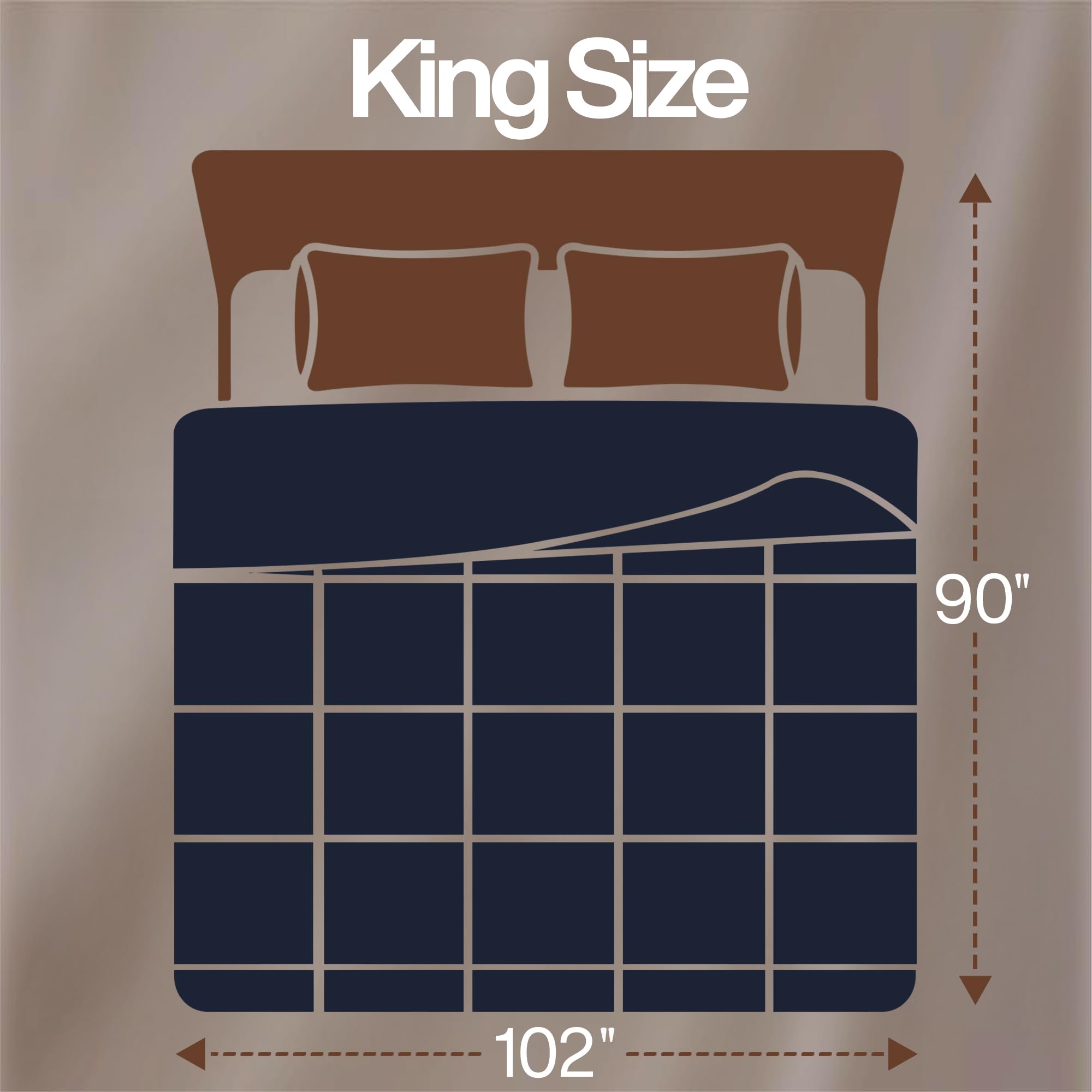 Utopia Bedding box-stitch close-up showing quilting and even fill retention