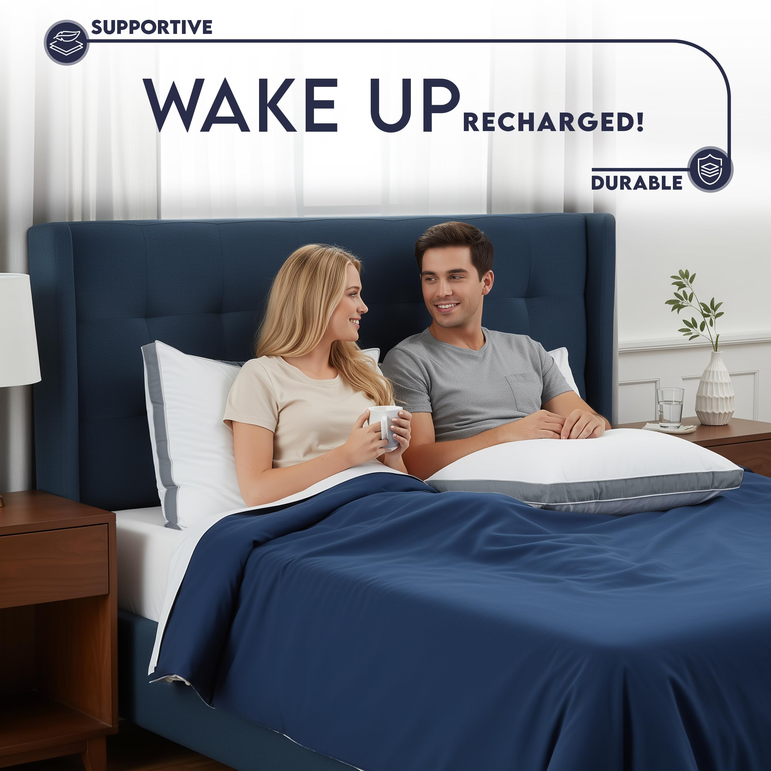 Utopia Bedding breathable weave closeup promoting airflow and temperature control