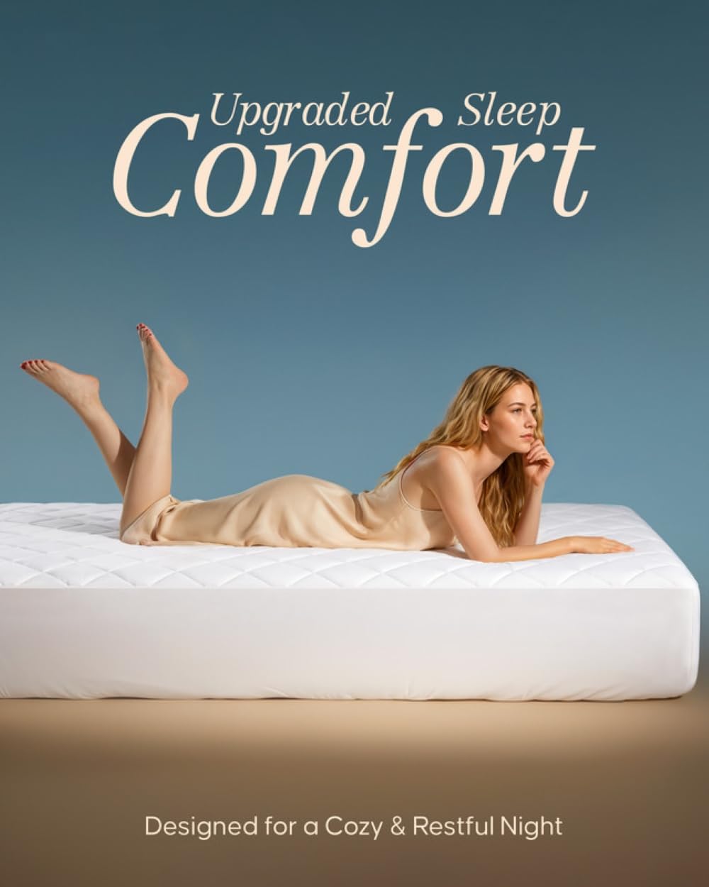 Utopia Bedding care and size label, easy maintenance guidance
