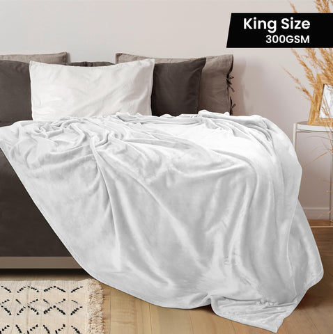 Utopia Bedding close-up of ultra-soft fleece texture highlighting plush feel and comfort