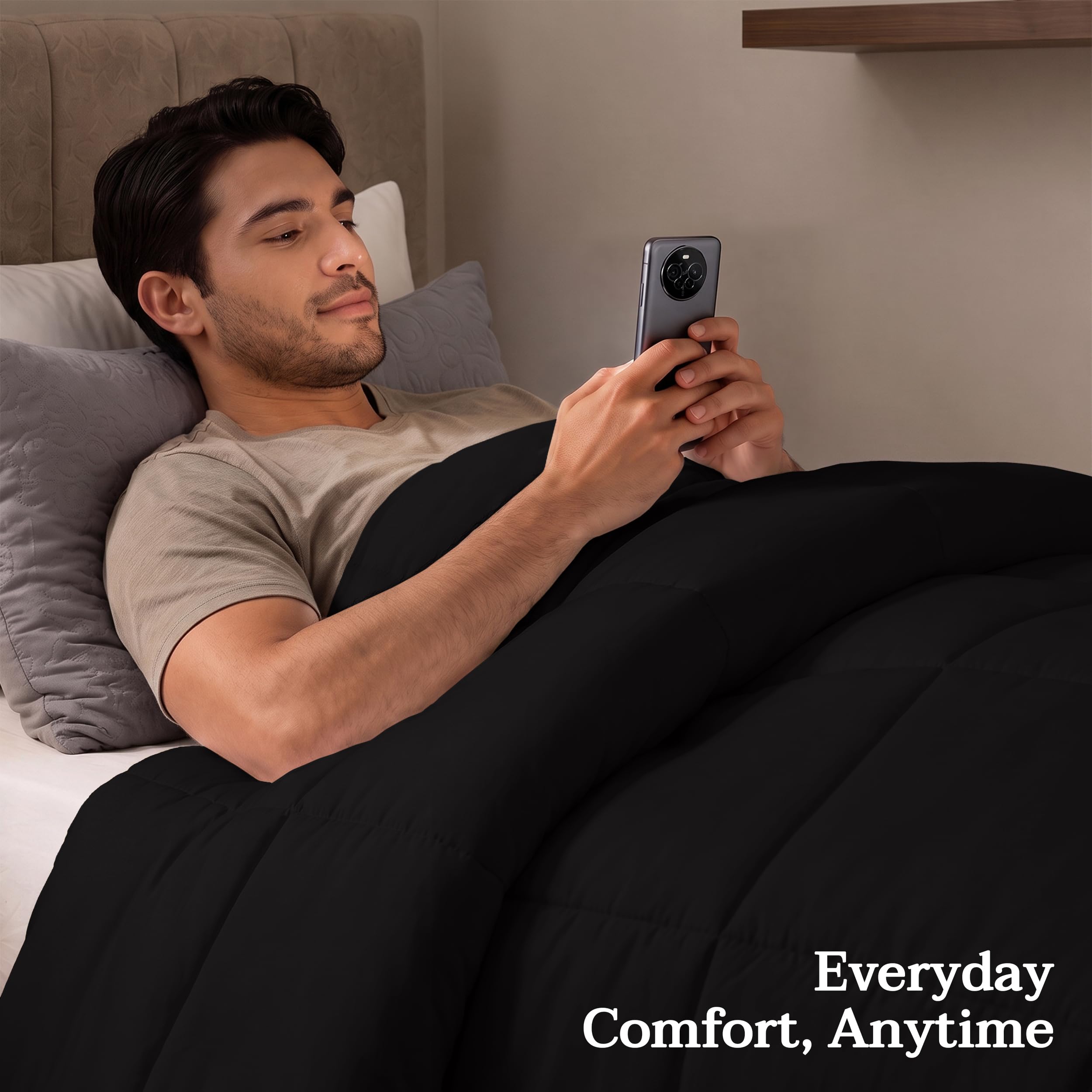 Utopia Bedding corner tab detail demonstrating secure attachment to cover