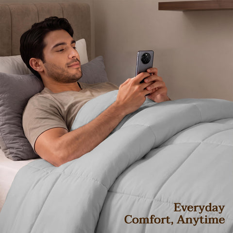 Utopia Bedding corner tab detail demonstrating easy attachment and anti-shift benefit
