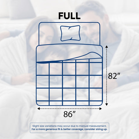 Utopia Bedding corner tab detail helping secure duvet cover in place