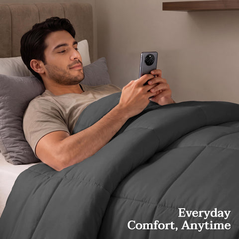 Utopia Bedding corner tab detail demonstrating easy attachment to duvet covers