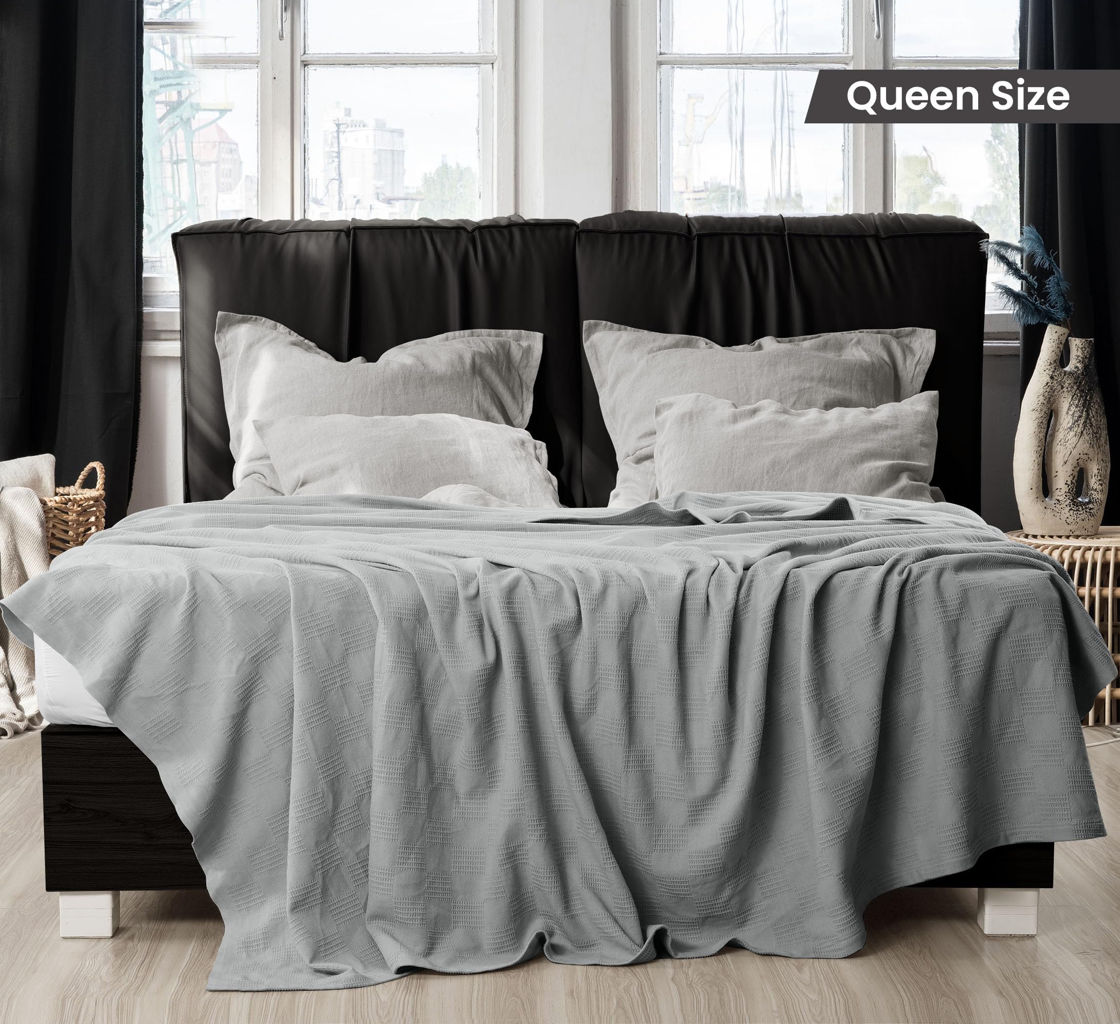 Utopia Bedding cotton weave close-up highlighting soft texture and durability