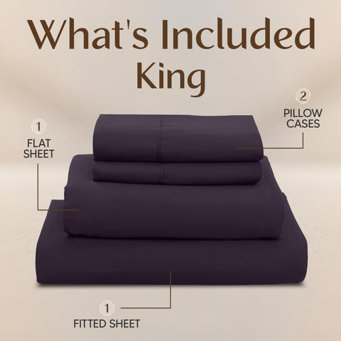 Utopia Bedding flat sheet spread on bed showing full coverage and smooth hotel-like finish