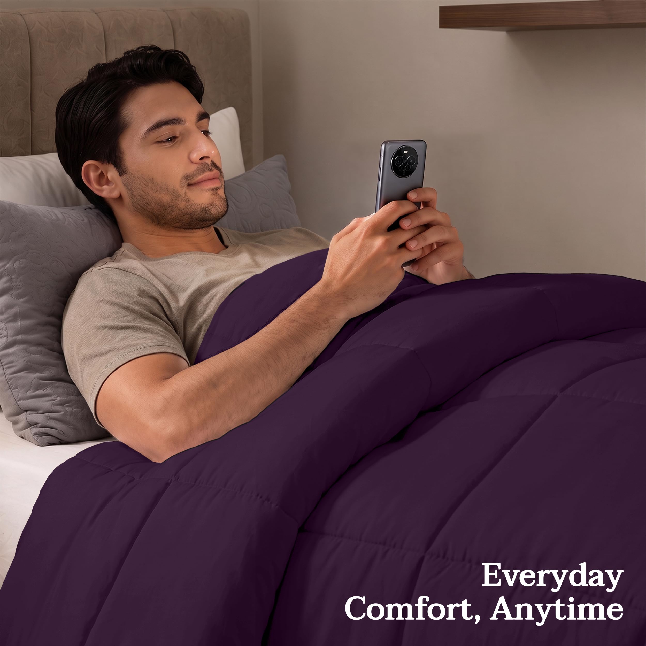 Utopia Bedding corner tab detail illustrating secure attachment to duvet covers
