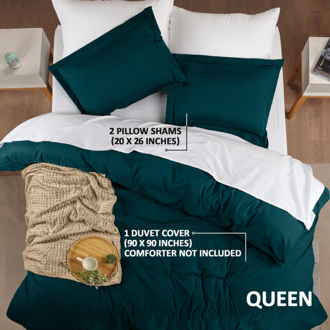 Utopia Bedding hidden zipper closure detail keeping comforter secure and tidy