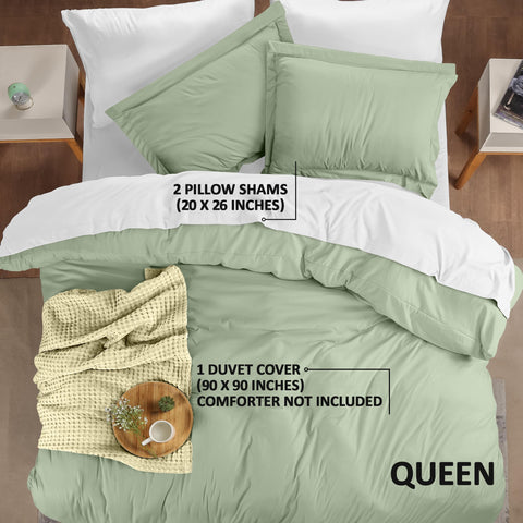 Utopia Bedding close-up of hidden zipper closure for secure comforter placement