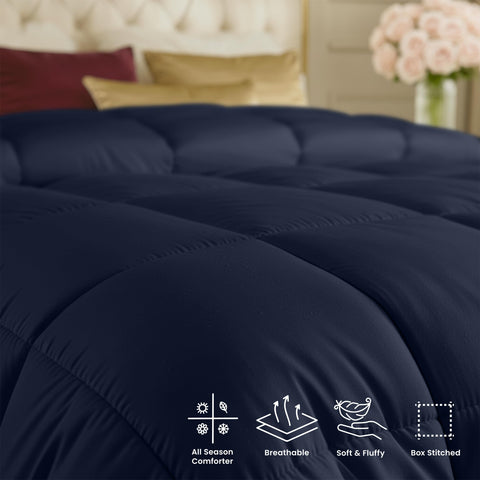 Utopia Bedding piped edge detail showing reinforced seams for lasting shape benefit