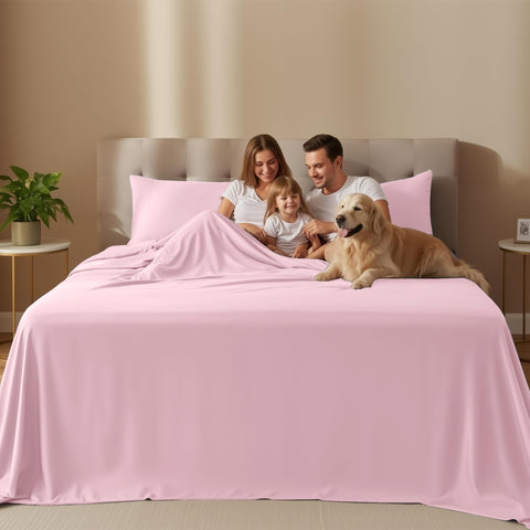 Utopia Bedding fitted sheet deep pocket close-up demonstrating secure fit for up to 16-inch mattresses