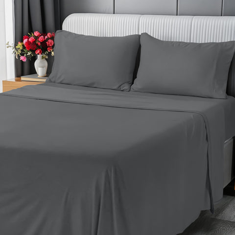 Utopia Bedding fitted sheet elastic corner demonstrating secure fit and deep pocket