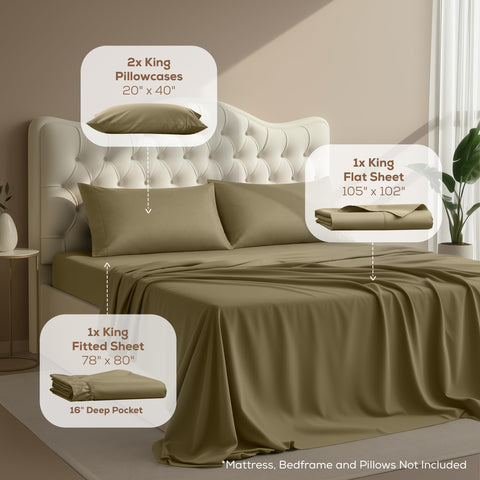 Utopia Bedding fitted sheet pocket close-up demonstrating secure deep fit