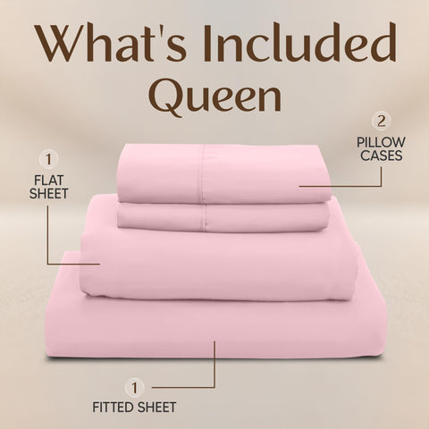 Utopia Bedding flat sheet edge and stitching detail showing full coverage and neat finish