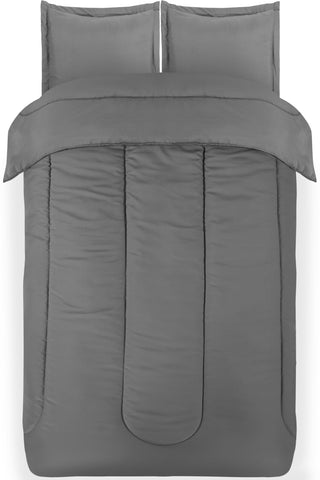 Utopia Bedding folded comforter showing compact storage and easy handling