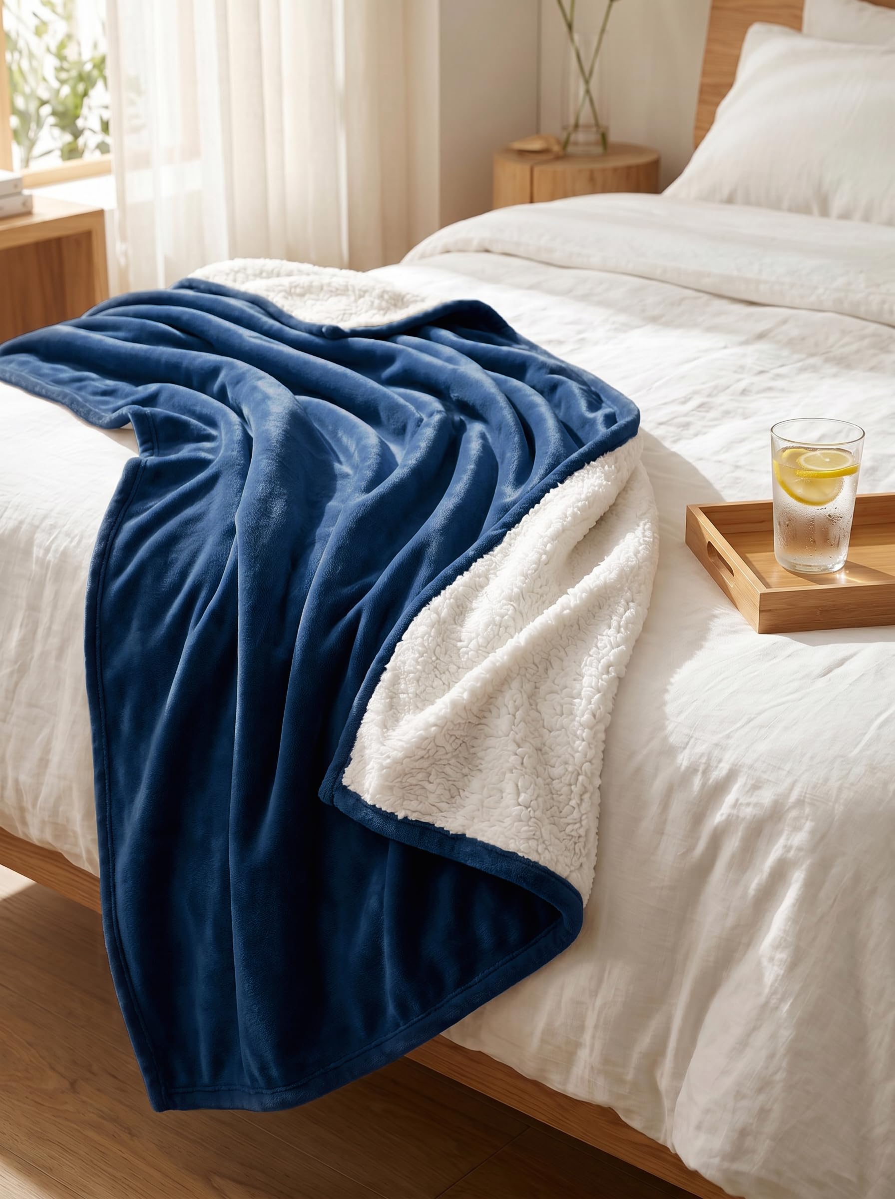 Utopia Bedding folded on a king bed showing generous size and layered styling benefit