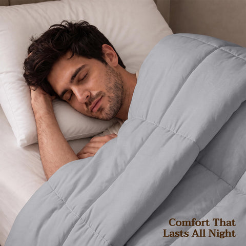 Utopia Bedding folded duvet insert ready for washing showing easy-care convenience benefit