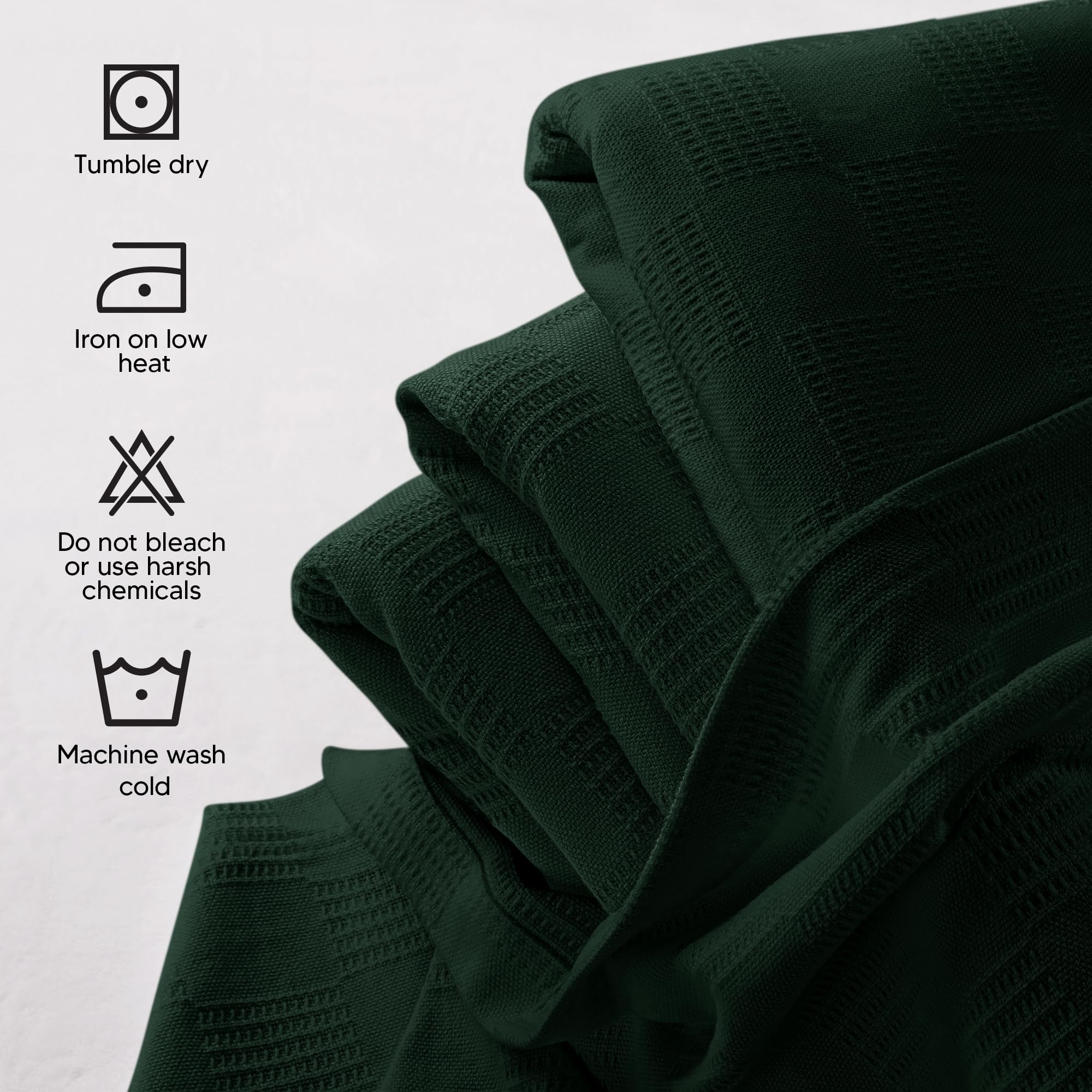 Utopia Bedding folded on shelf showing easy storage and neatness benefit