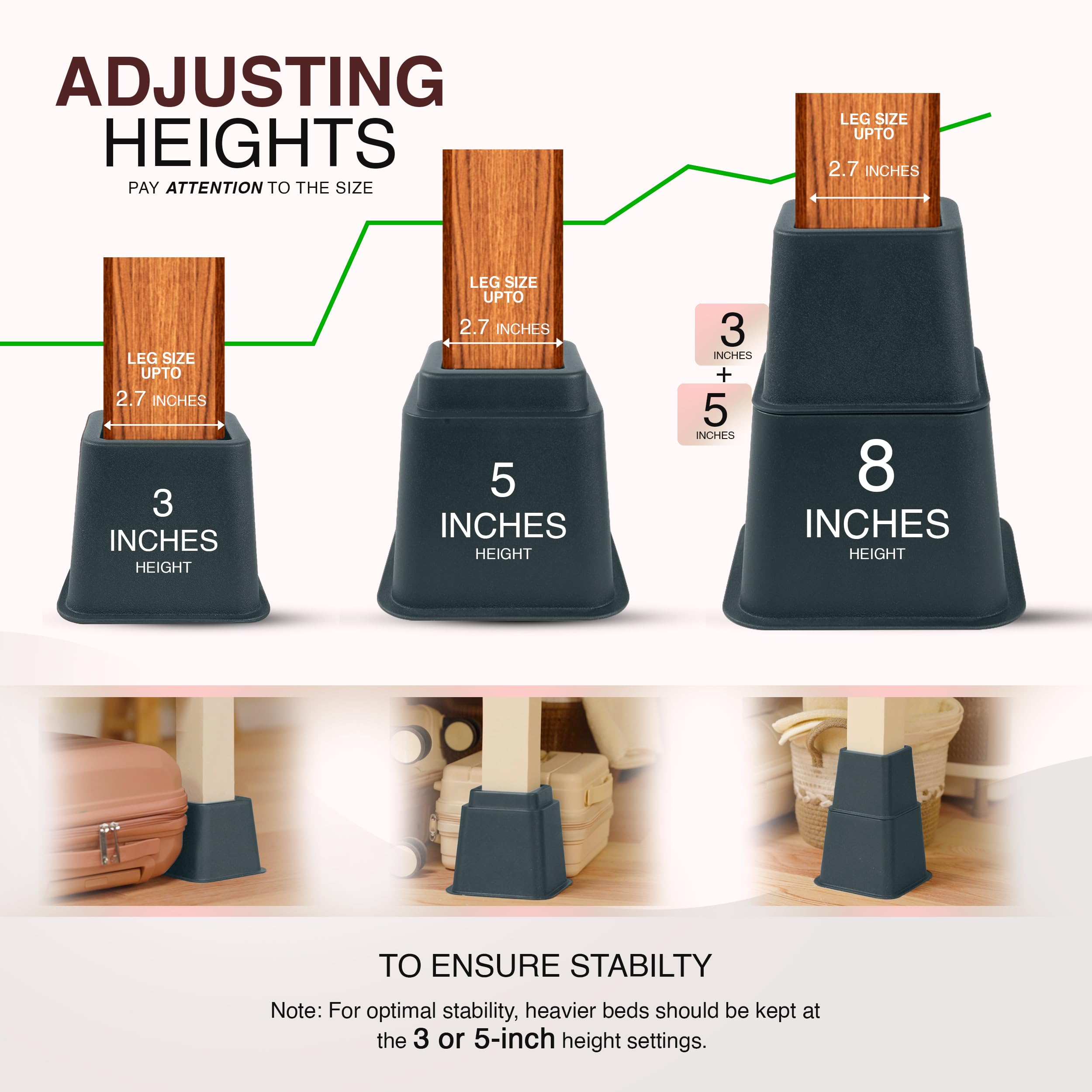 Utopia Bedding four-pack displayed on table highlighting durable construction