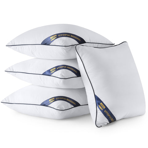 Utopia Bedding front view of four 20x20 inserts showing full pack benefit