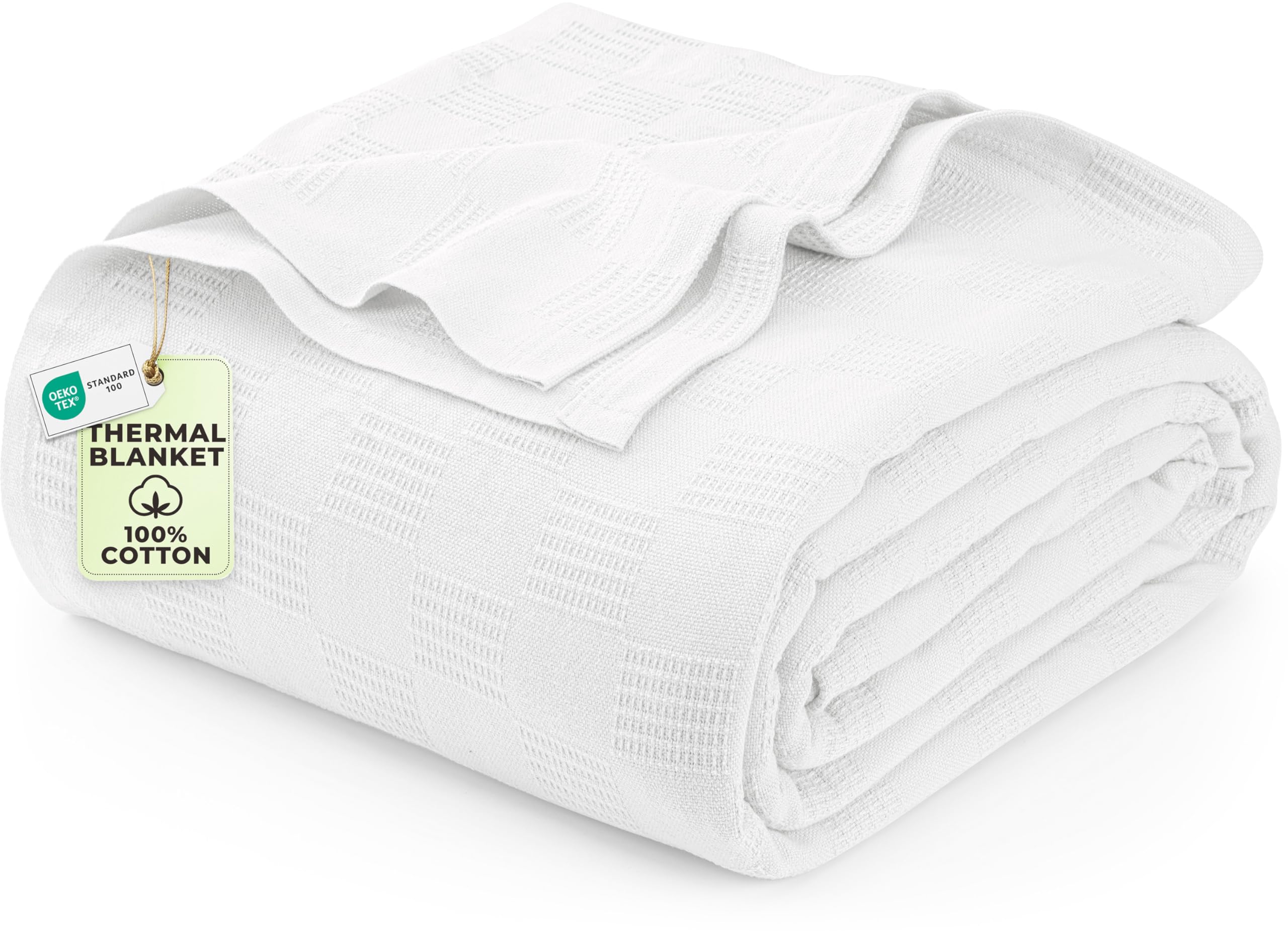 Utopia Bedding front packaging showing blanket and brand benefits