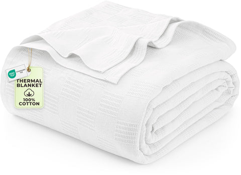 Utopia Bedding front packaging showing blanket and brand benefits
