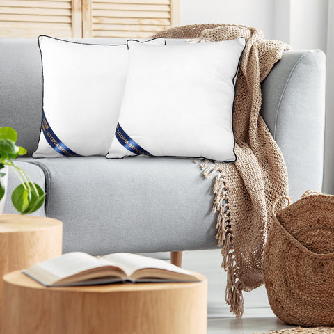 Utopia Bedding insert used on a car seat for extra back support and comfort