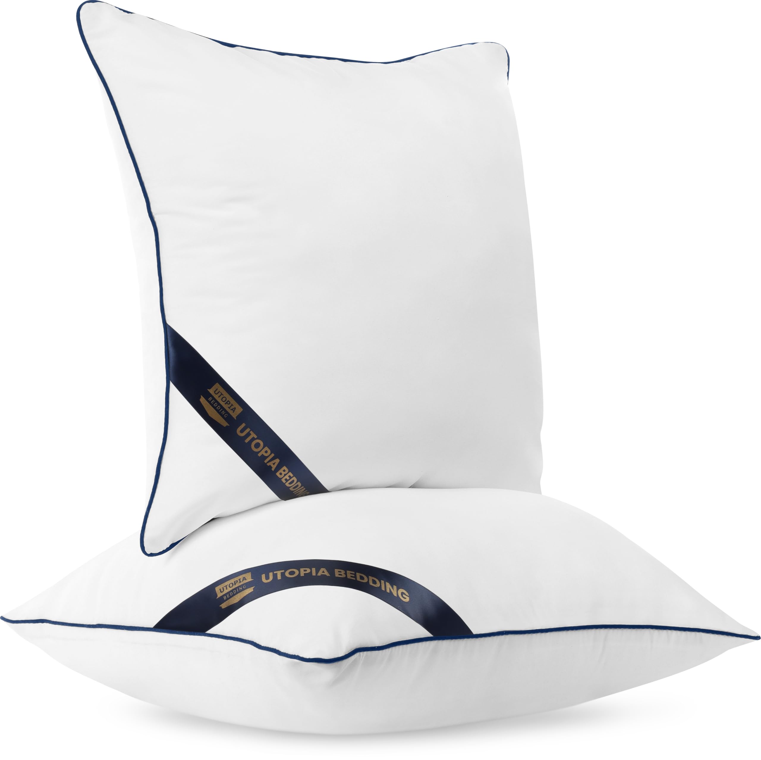 Utopia Bedding inserts styled on a sofa adding instant plump decorative support